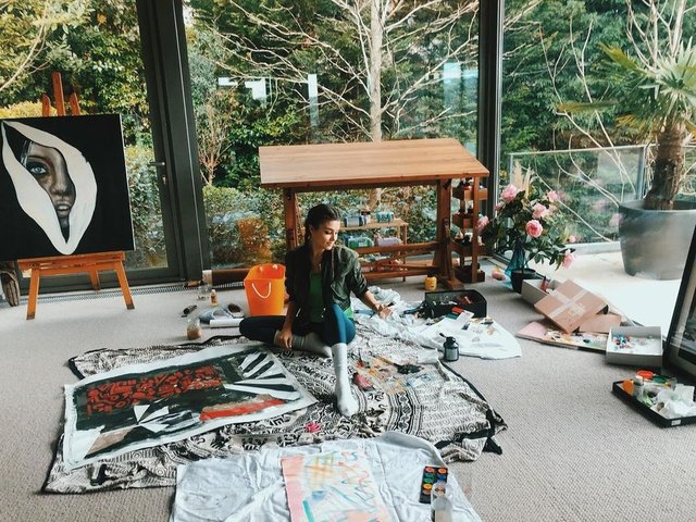 HANDE ER�EL Pandemide kendilerini sanata adad�