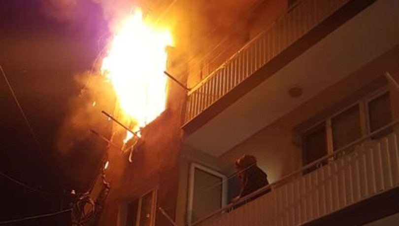 İzmir'de yangın paniği! Bekçilerin dikkati olası faciayı önledi