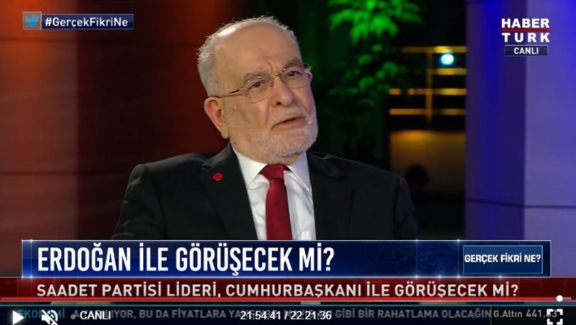 SP Lideri Karamollaoğlu Habertürk'e açıklamalarda bulundu