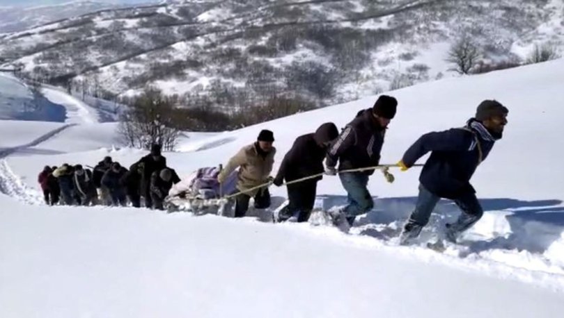 ESARET! Son dakika: Kar altında 20 kilometre yaşam savaşı