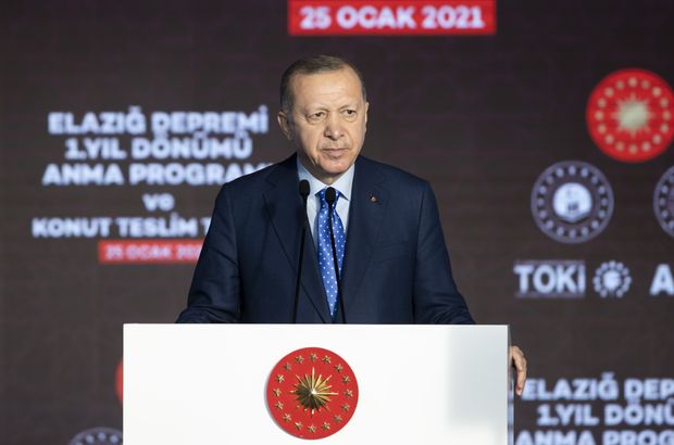 Cumhurbaşkanı Erdoğan'dan Elazığ'daki törende açıklamalar