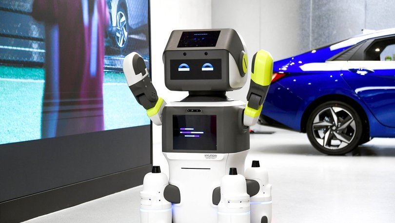 Koreli üreticinin araçlarını robotlar tanıtacak