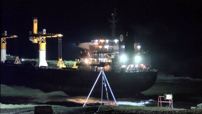Son dakika haberi: Kargo gemisi Beykoz'da karaya oturdu - Haberler