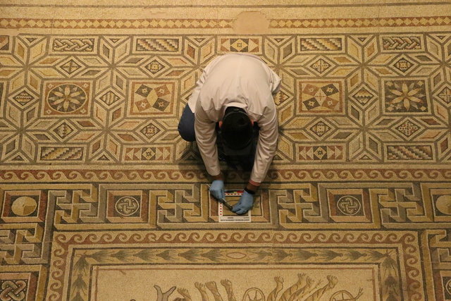 Zeugma Mozaik Müzesindeki eserler, böyle geleceğe aktarılıyor