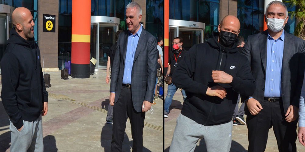 Ersoy'dan Jason Statham ziyareti