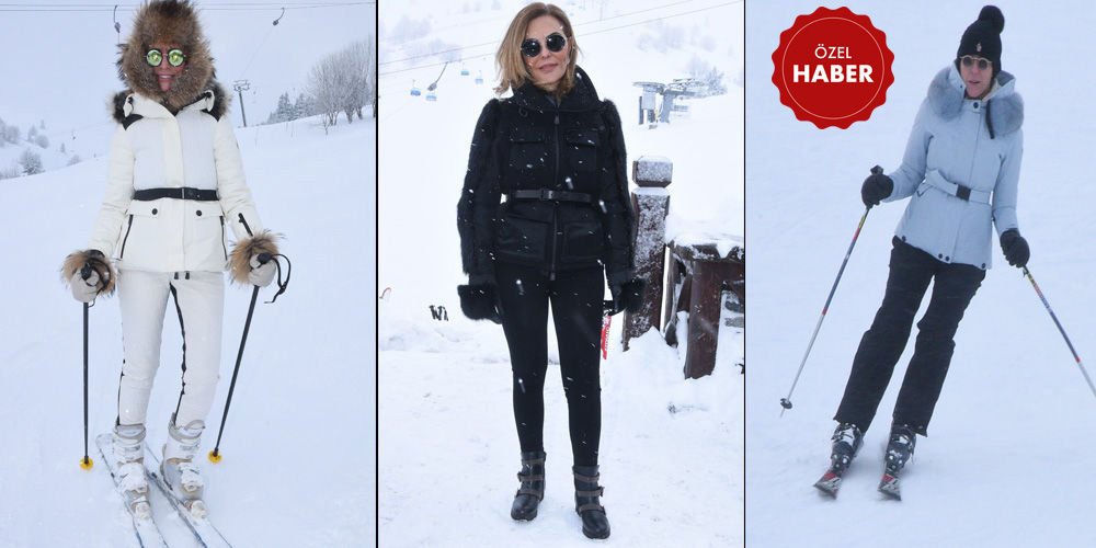 Kayakseverler pistte...