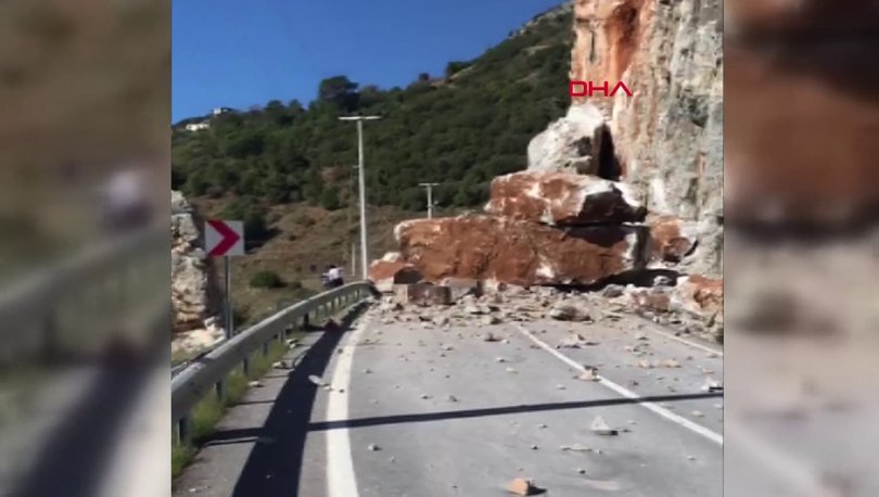 Dev kaya Antalya - Mersin yolunu kapattı! - Haberler