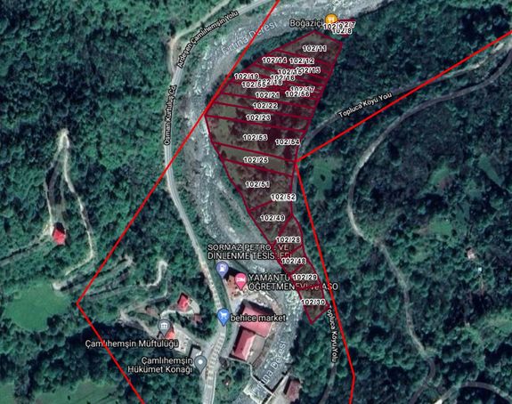 Acele kamulaştırılacak alan.