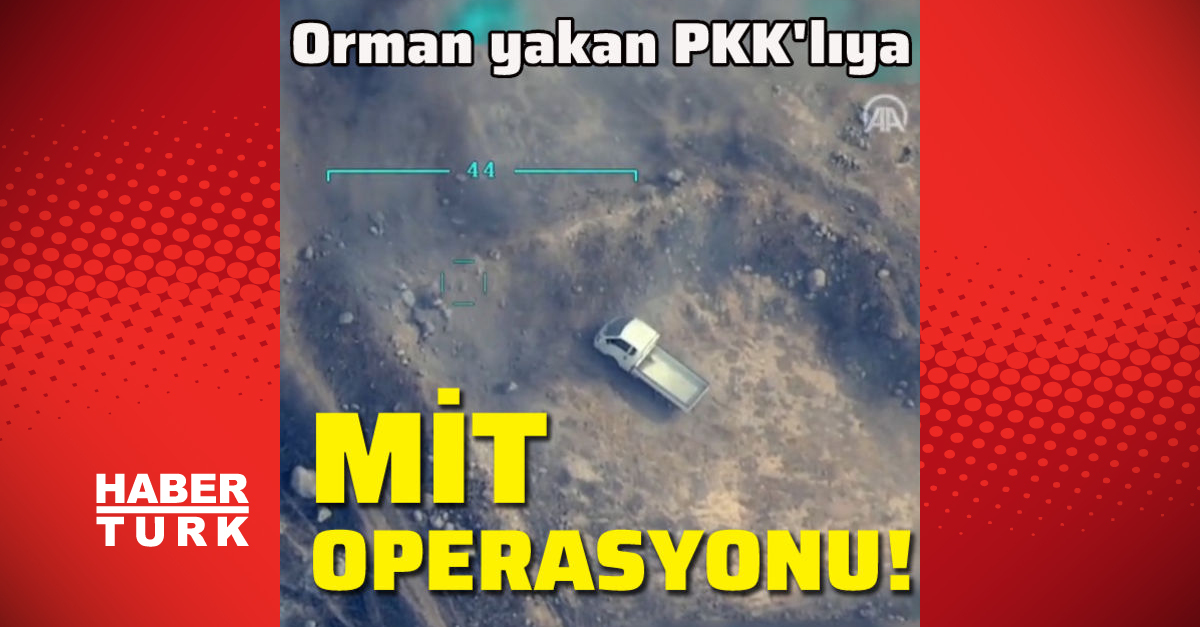 SON DAKİKA! Orman yakan PKK�lıya MİT operasyonu Haberler Gündem