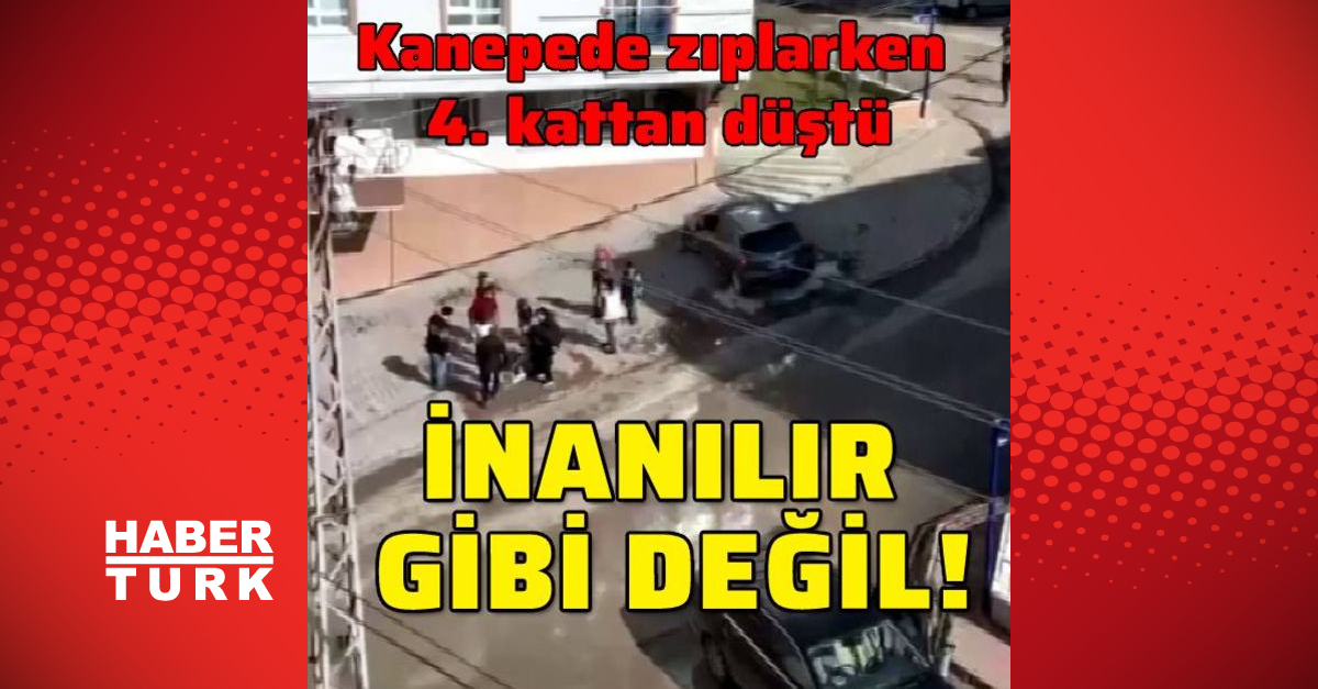 Kanepede zıplarken 4'üncü kattan düşen Beyza, ağır yaralandı