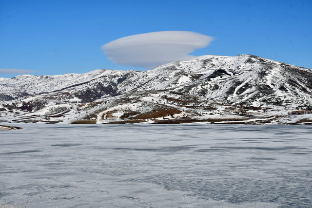 Kar, buz ve sis bulutu, Yıldız Göleti'ne estetik kattı