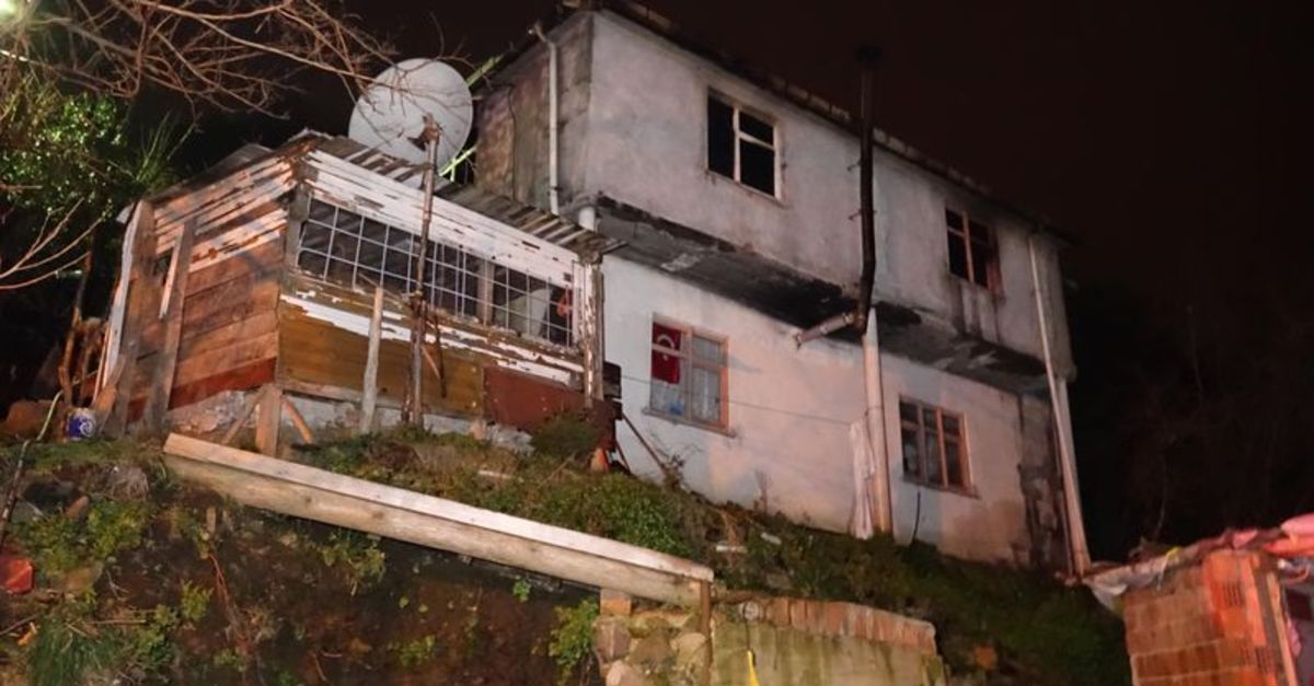 Trabzon’da çıkan yangında yaşlı çift hayatını kaybetti