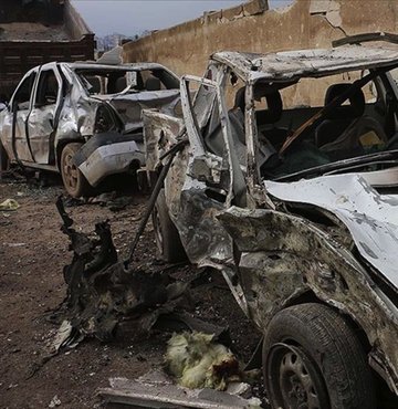 Afrin'de bombalı terör saldırısı