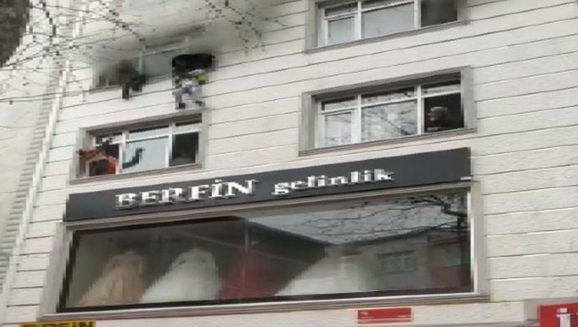 SON DAKİKA: İstanbul'da feci yangın! Battaniye açılarak kurtarıldılar - Haberler
