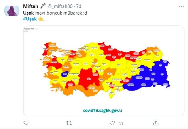 Sosyal medya Uşak'ı konuşuyor! Türkiye'nin risk haritasında Uşak damgası