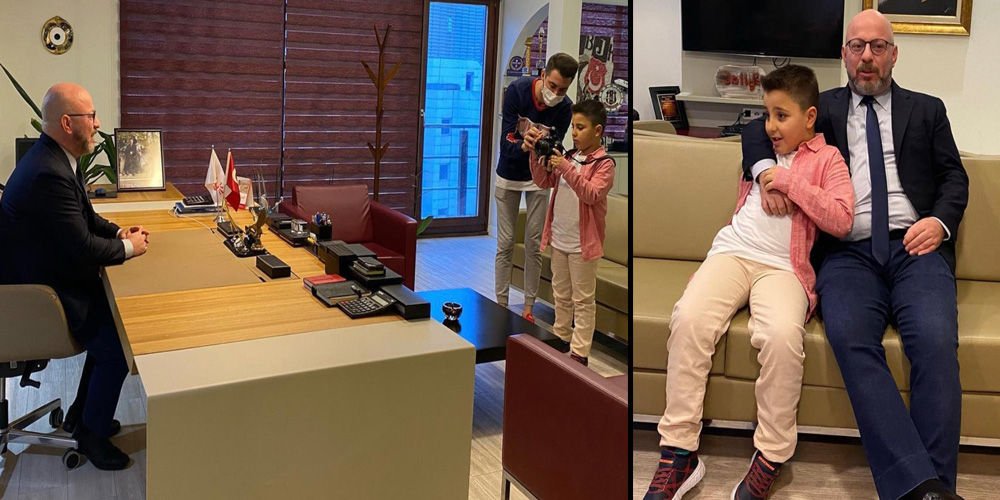 Otizmli çocuklara destek oldu!