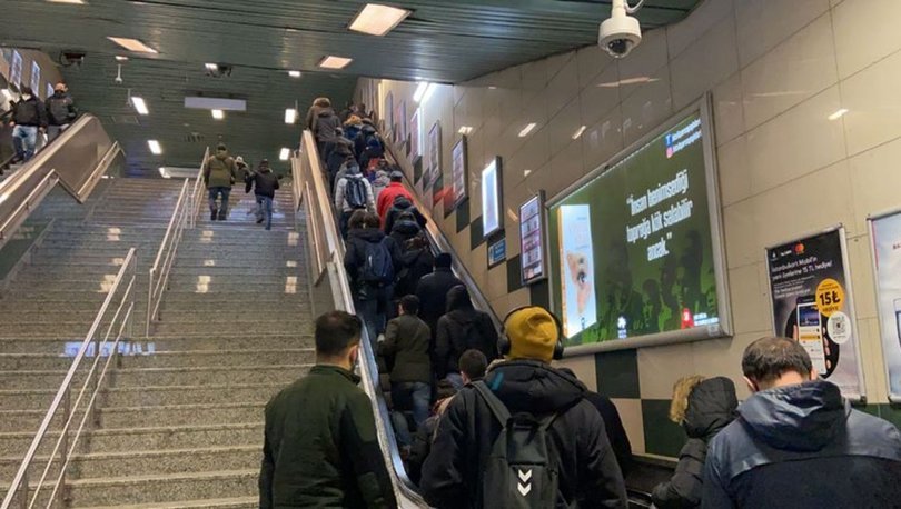 Vakaların artmasına rağmen metrolardaki kalabalık dikkat çekti