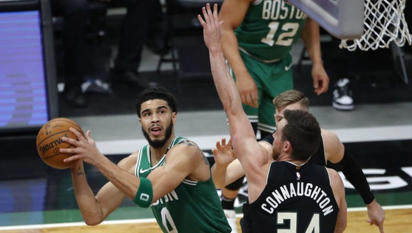 NBA'de Bucks'ın 8 maçlık galibiyet serisine Celtics son verdi
