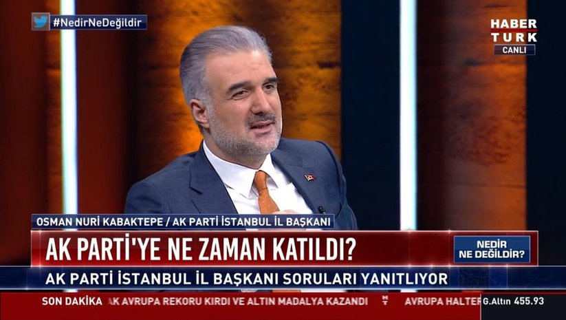 AK Parti İstanbul İl Başkanı Kabaktepe Habertürk TV'de konuştu