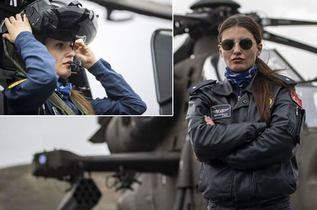 Türkiye'nin ilk kadın taarruz helikopter pilotu!