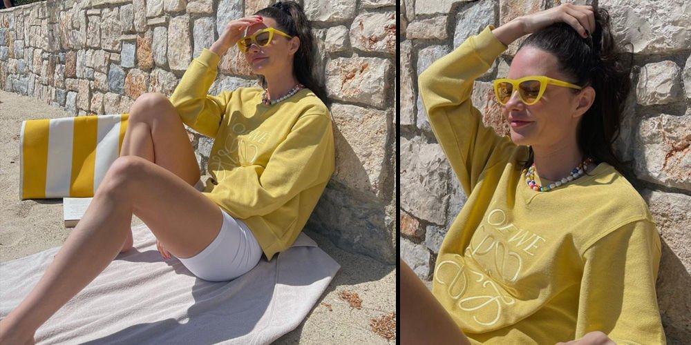 Özilhan güneşlendi!