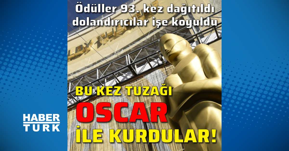 Bu kez tuzağı Oscar ile kurdular!
