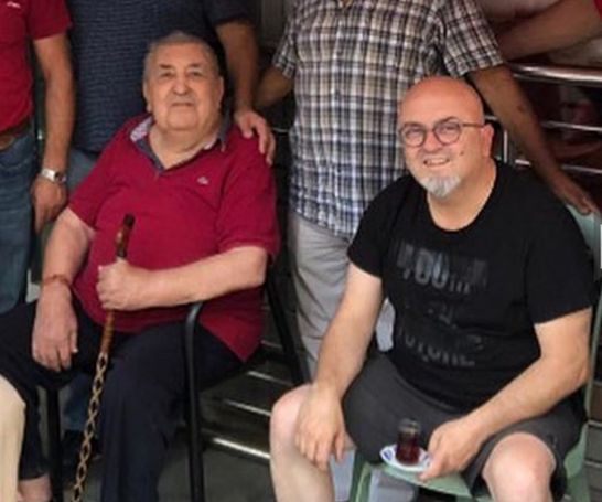 Birol Güven ile babası Erdoğan Güven