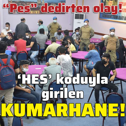 PES DEDİRTTİ! İzmir'de jandarma, 'HES' kodu ile girildiği iddia edilen kumarhanelere baskın yaptı