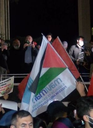 İsrail'in Mescid-i Aksa saldırıları İstanbul'da protesto edildi