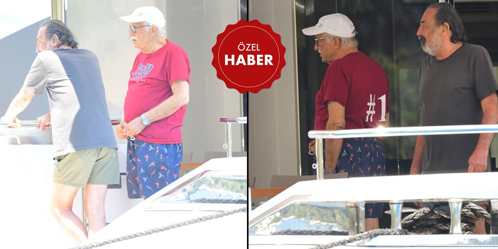 Patron, mavi sularda...