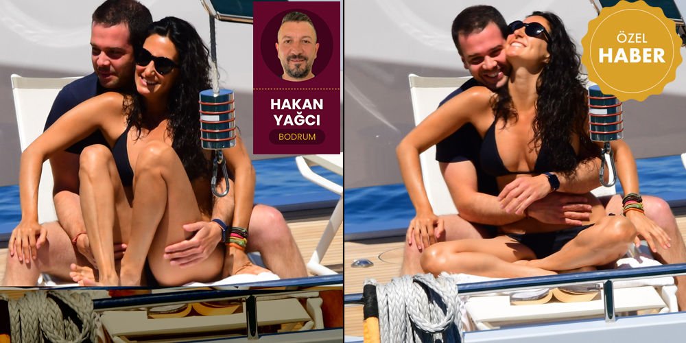 Genç aşıkların Bodrum keyfi...