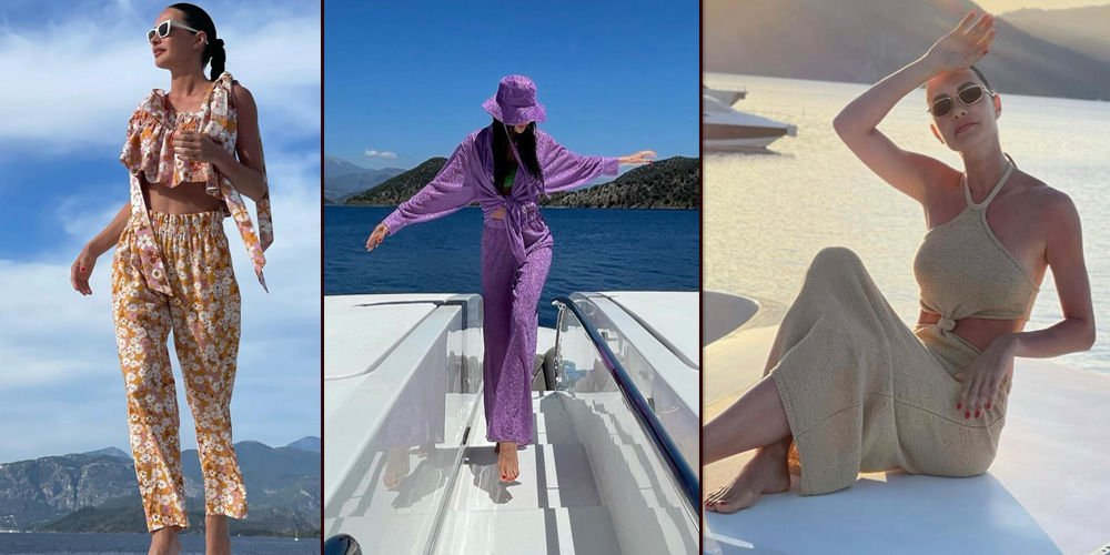 Özilhan'ın tatil şıklığı!