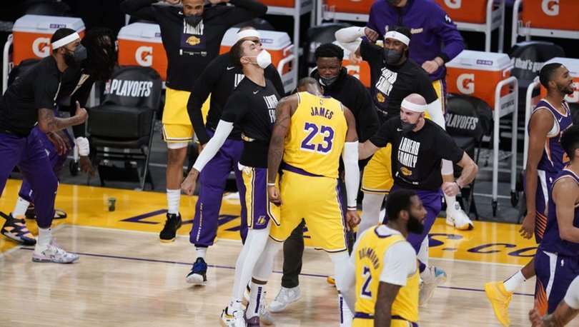 Son NBA şampiyonu Lakers, Suns'a karşı 2-1 öne geçti