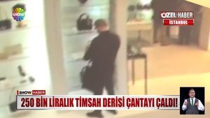 250 bin liralık çantayı kaptı kaçtı!