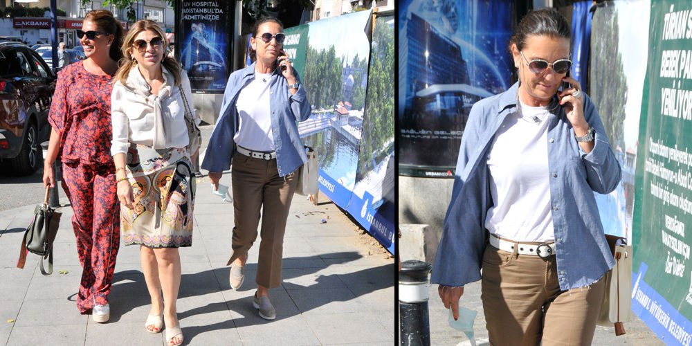 Caddelerde yürüyüş...