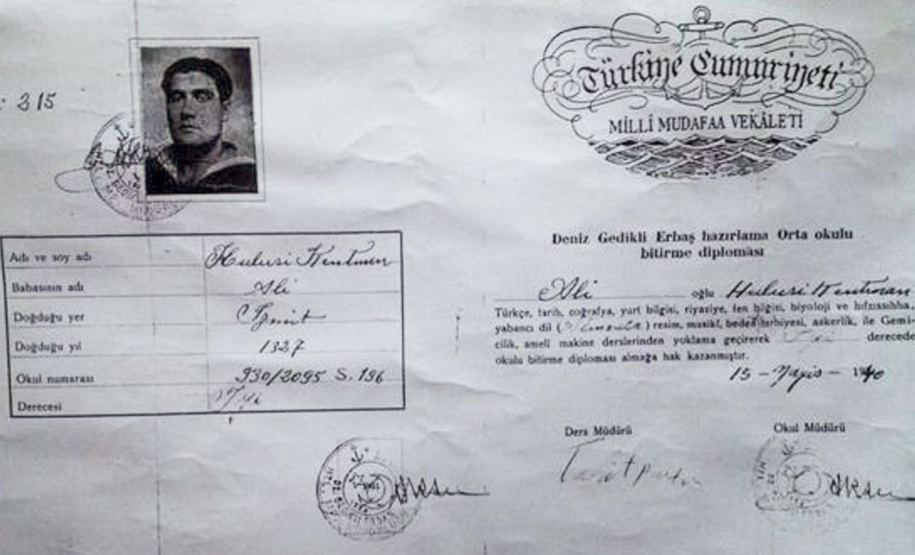 Hulusi Kentmen'in Tırnova'da doğum kaydı çıkarılamadığı için doğum yeri İzmit olarak kayda geçti.