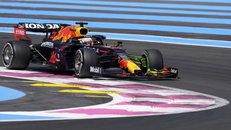 F1 Fransa Grand Prix'sinde pole pozisyonu Verstappen'in