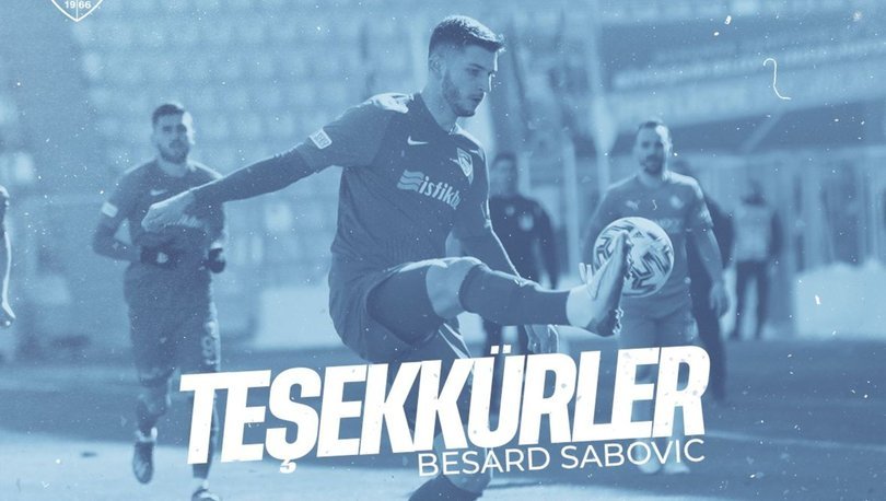 Kayserisporlu Sabovic Rus ekibi Khimki'ye transfer oldu