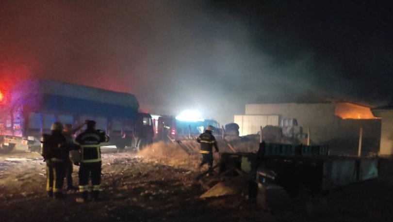 Kahramanmaraş'ta tekstil fabrikasında yangın
