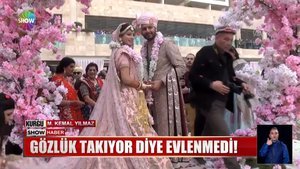 Gözlük kullanıyor diye evlenmedi!