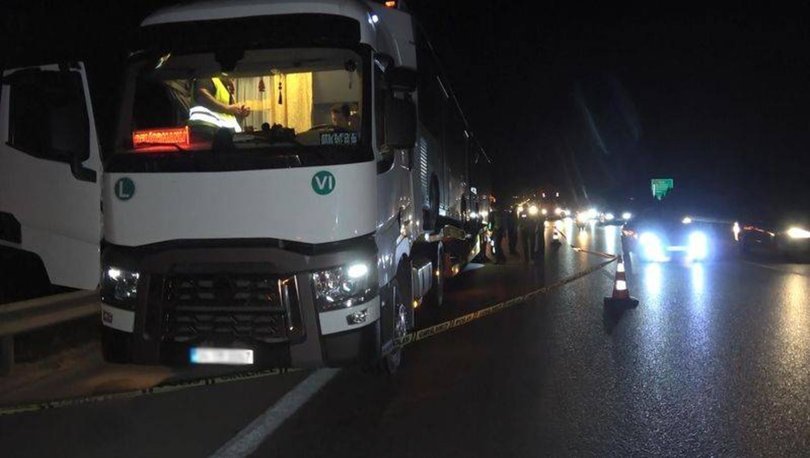 Bursa'da TIR'ın altında metrelerce sürüklenen kişi öldü