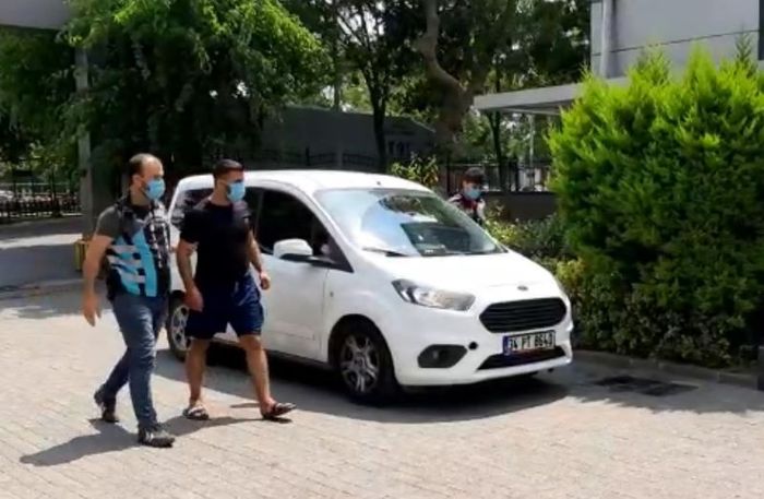 Dün Fenerbahçe Yelken Kulübü yanında yakalanan değnekçi