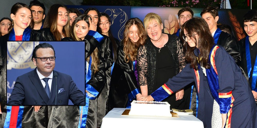 Öğrencilerin mezuniyet coşkusu