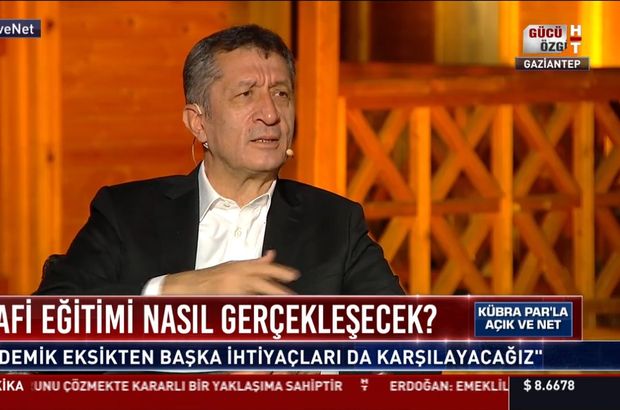 Bakan Ziya Selçuk Habertürk TV'de soruları yanıtladı