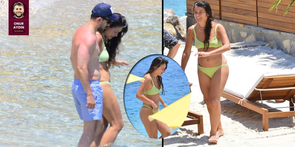 Boyner, denizde serinledi