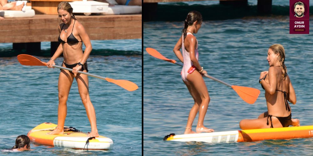 Anne kızın kano keyfi