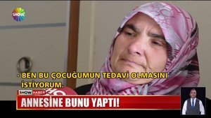
Vicdansız evlat annesini darbetti!