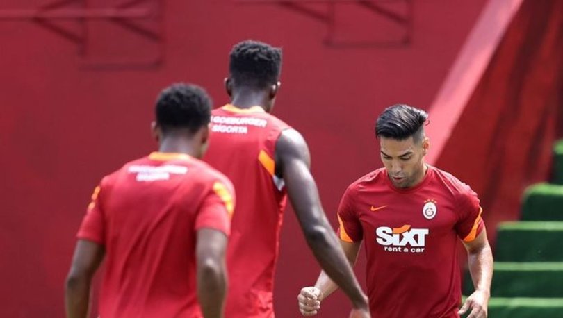 Galatasaray’da Falcao takımla çalıştı