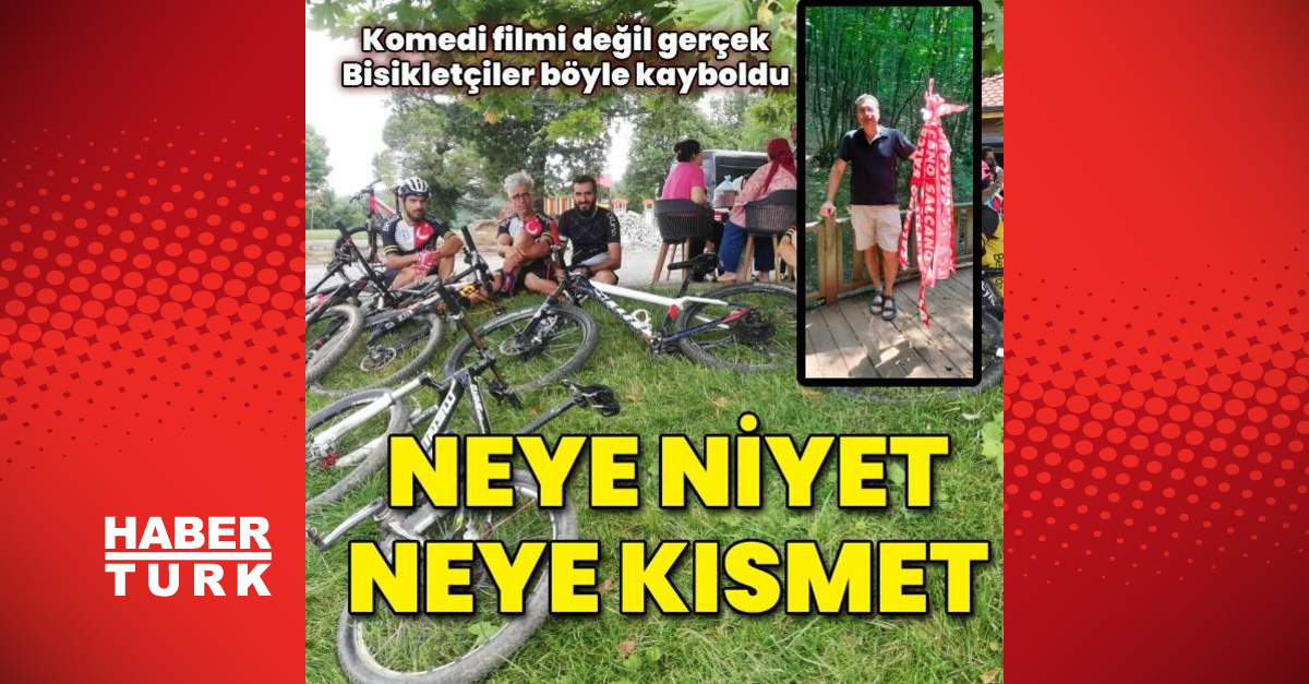 Athletes got lost in the forest in Polonezköy because of the strips that a citizen mistakenly collected as garbage.