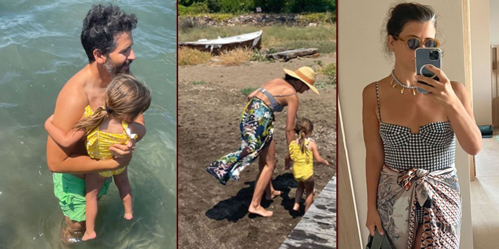 Boyner, yeğeniyle kumsalda eğlendi